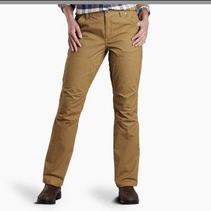 *Never Worn* Kuhl Rydr Tough Durable Pants in Antique Gold - Size 8 Short